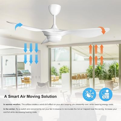 6 Geschwindigkeit 52 Zoll Deckenventilator mit Fernsteuerung