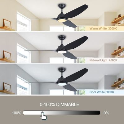 56 Smart Ceiling Fan Light mit Alexa/Google Heimsteuerung