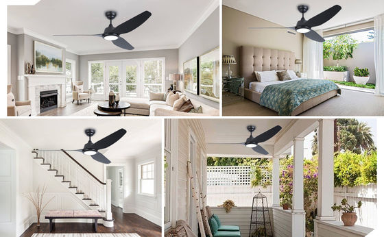 56 Smart Ceiling Fan Light mit Alexa/Google Heimsteuerung