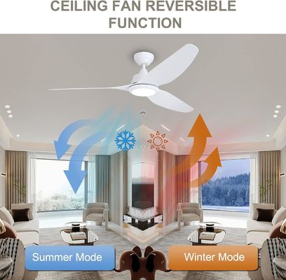 56 Zoll leise Deckenventilator mit Gleichstrommotor und Beleuchtung