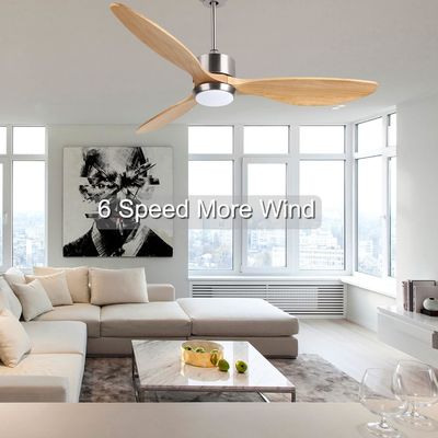 Weiß Schwarz Gold 52 Deckenventilator mit leichten 6-Gang-Gleichstrommotor