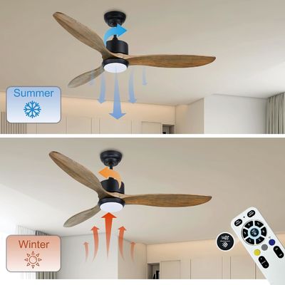 Moderne 52 Zoll Lüfter mit Licht für 12 Fuß* 12 Fuß bis 17 Fuß* 17 Fuß Raum
