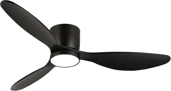 Weiß-Schwarz-Gold 52 Deckenventilator mit Energiesparfunktion