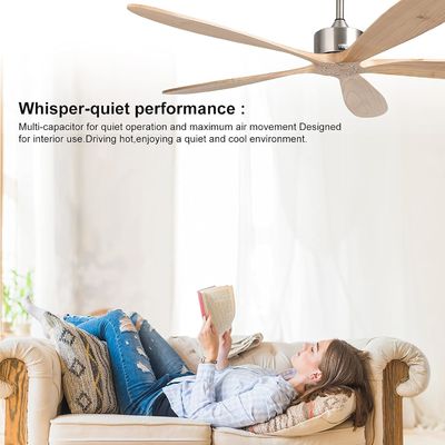Intelligenter Deckenventilator mit leichter, leiser und energiesparender 6-Geschwindigkeitswahl Kompatibel mit Alexa/Google Home