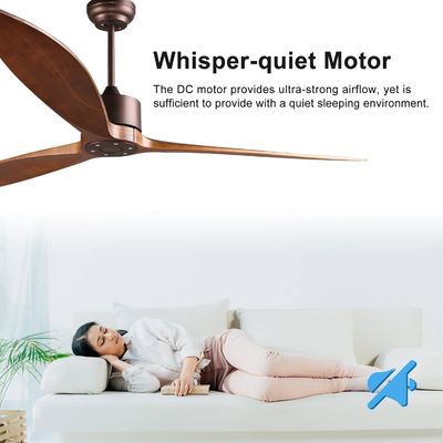 6 Geschwindigkeit Alexa Sprachsteuerung ABS Smart DC Motor Deckenventilator mit Beleuchtung in Gold Schwarz Weiß