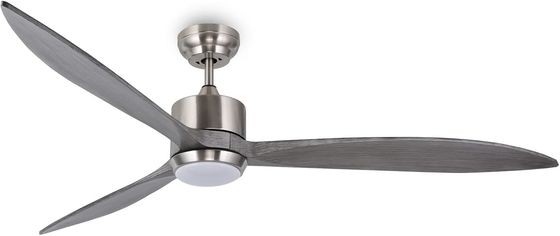 Leise DC Motor Deckenventilator mit Smart APP Steuerung 3-Farbe dimmbare LED-Licht und 6 Geschwindigkeitswahl