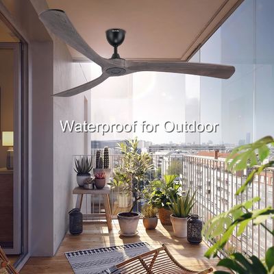 Ruhiger, energiesparender, 6-Geschwindigkeits-Smart-Deckenventilator mit Alexa-gesteuertem Licht