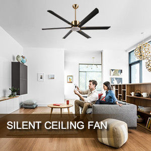 72 Zoll moderner Smart Ceiling Fan mit Licht in weißem ABS