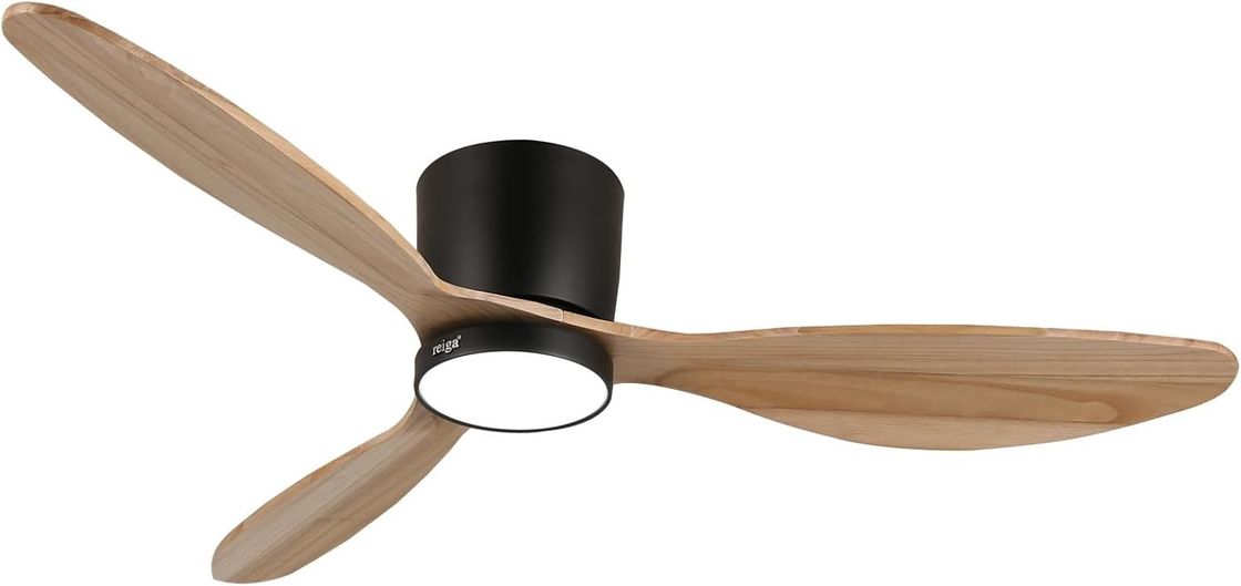 Weiß-Schwarz-Gold 52-Zoll-Deckenventilator mit Energiesparfunktion