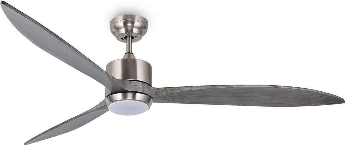 Leise DC Motor Deckenventilator mit Smart APP Steuerung 3-Farbe dimmbare LED-Licht und 6 Geschwindigkeitswahl